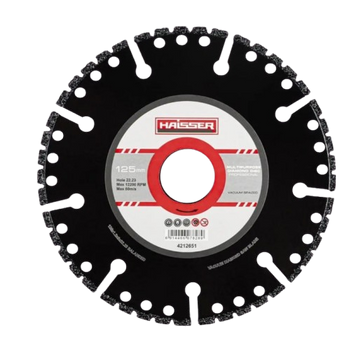 Диск алмазный Multipurpose professional 125х1.2х3х22.23 Haisser 4212651 245690 фото