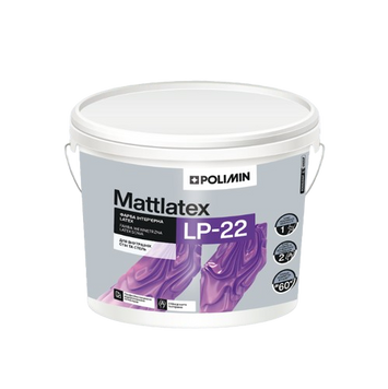 Фарба інтер'єрна POLIMIN LP-22 Mattlatex БАЗА А/7 кг 15822 фото